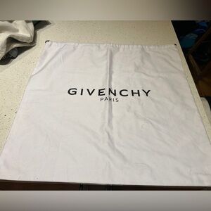 Givenchy XL white dust bag 23 x 24